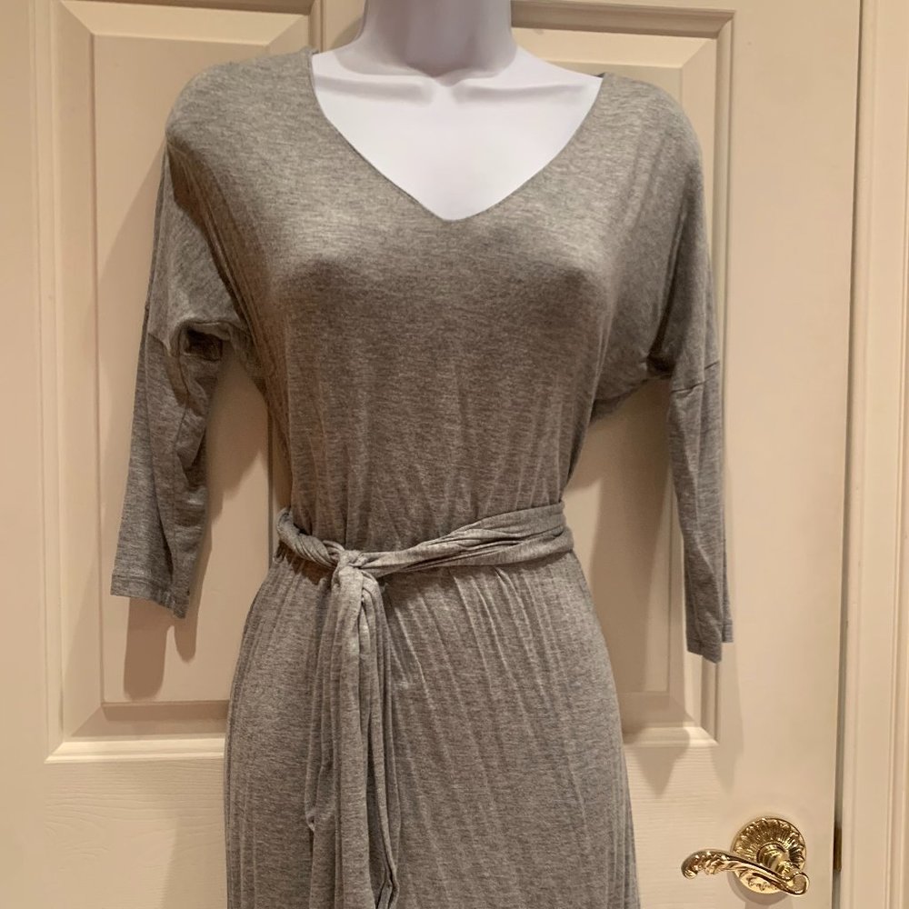 Heather Grey Mini Dress, Size Small